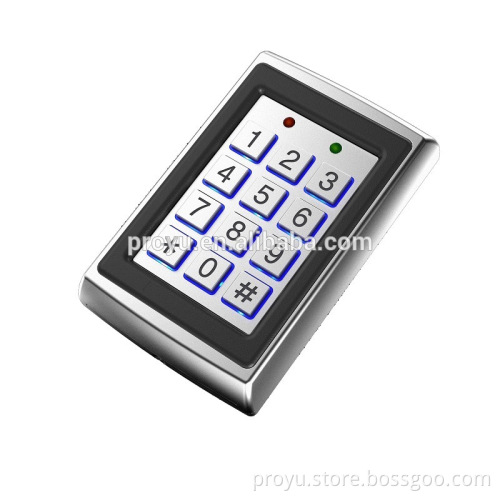 High quality keypad smart card reader metal RF access control